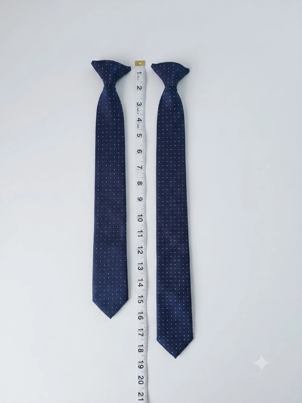 For Children See Photos For Measurements, Stafford Navy Blue Polka Dot Tie